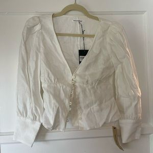Reformation Finnegan Blouse